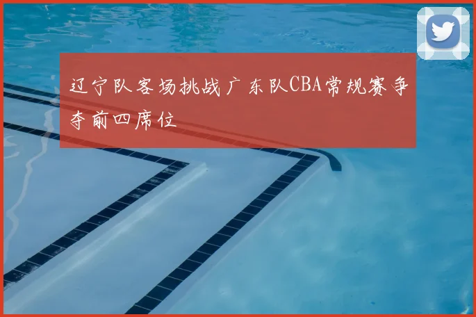 辽宁队客场挑战广东队CBA常规赛争夺前四席位